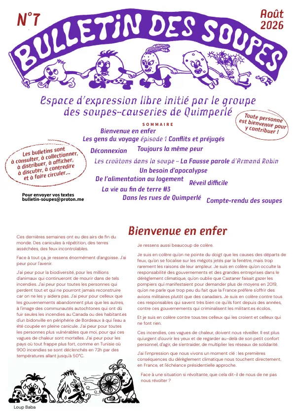 Couverture du Bulletin des soupes n°7